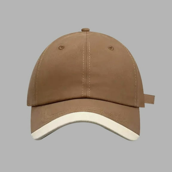 Big Head Baseball Cap with Color Block Design, Soft Top Adjustable Hat for Spring Summer Outdoor Activities, Casual Fashion and Sports Wear, Extended Size Comfort Fit