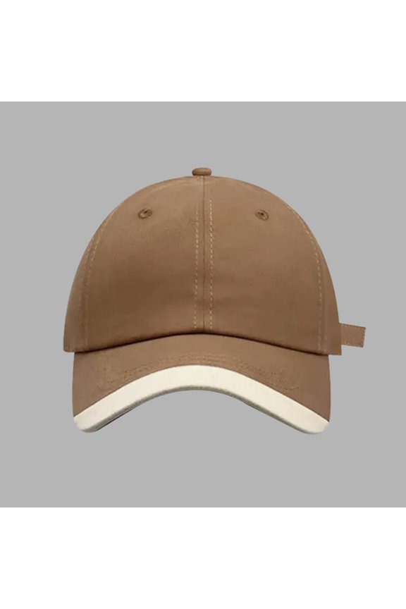 Big Head Baseball Cap with Color Block Design, Soft Top Adjustable Hat for Spring Summer Outdoor Activities, Casual Fashion and Sports Wear, Extended Size Comfort Fit