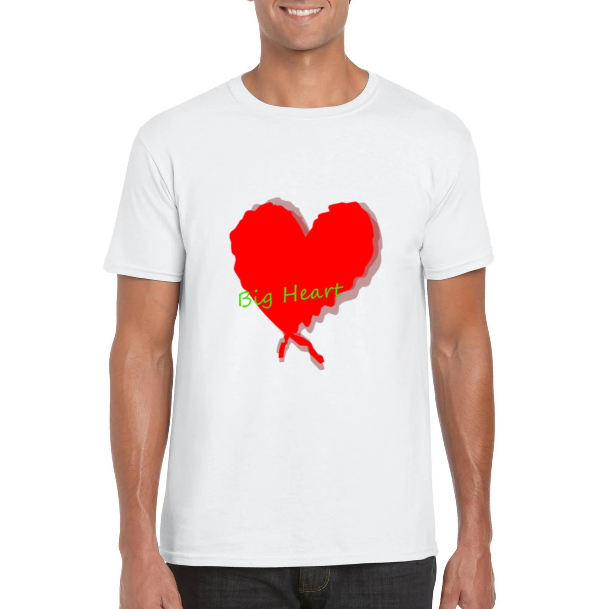 Big Heart Love Symbol For Romance Affection Valentines Unisex TShirt