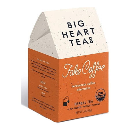 Big Heart Tea - Fake Coffee Herbal Tea without Caffeine - 1.4 oz