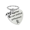 thumbnail image 1 of Big Heart Zebra Print Ribbon Key Chains, 1 of 2