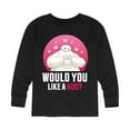 thumbnail image 1 of Big Hero 6 - Baymax Like A Hug - Youth Long Sleeve Graphic T-Shirt, 1 of 5