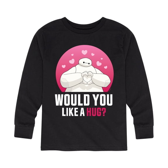 Big Hero 6 - Baymax Like A Hug - Youth Long Sleeve Graphic T-Shirt
