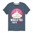 thumbnail image 1 of Big Hero 6 - Baymax Like A Hug - Youth Short Sleeve Graphic T-Shirt, 1 of 5