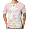 Big Hero 6 Baymax TShirt Full Print Short Sleeve Crew Neck Casual