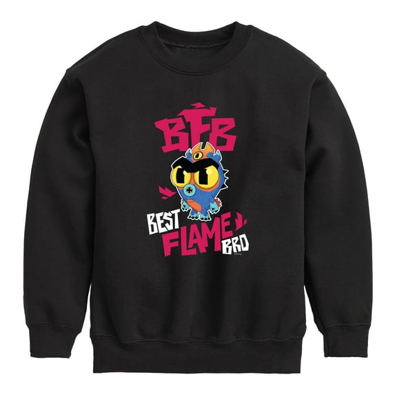 Big Hero 6 - Best Flame Bro - Youth Crewneck Fleece Sweatshirt