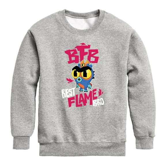 Big Hero 6 - Best Flame Bro - Youth Crewneck Fleece Sweatshirt