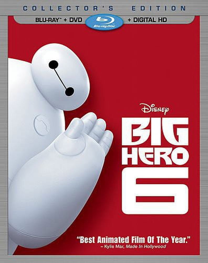 Disney s Big Hero 6 Children s Blu ray Cartoon Kids Family Walmart