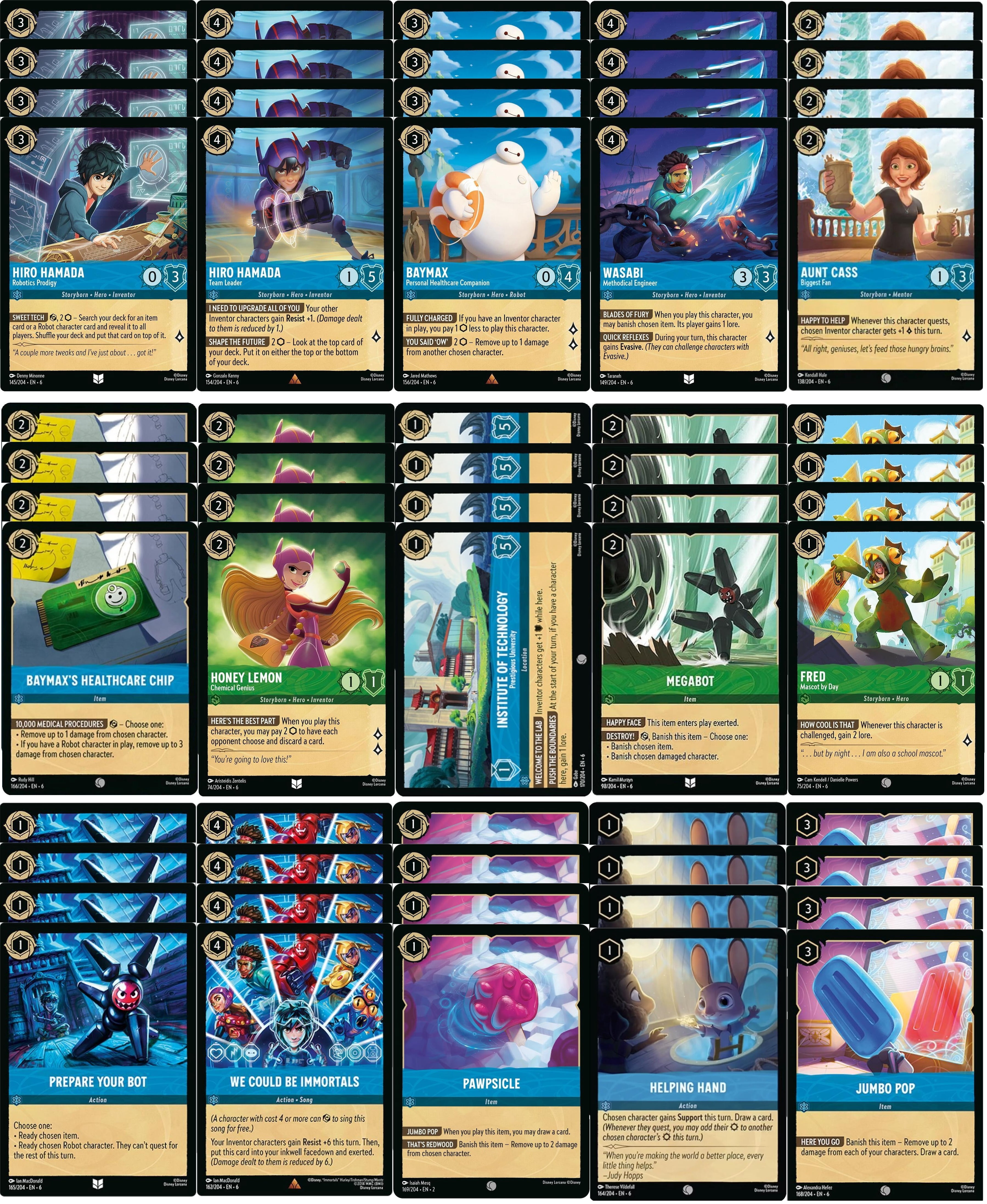 lorcana baymax card Disney TCG: Archazia`s Island Personal Healthcare Companion (156/204) Baymax - Armored Companion #157