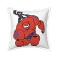 Big Hero 6 Faux Leather Decorative Throw Pillow Covers Modern Solid