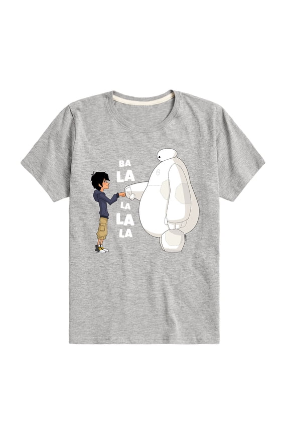 Big Hero 6 - Fist Bump Ba La La La La - Youth Short Sleeve Graphic T-Shirt