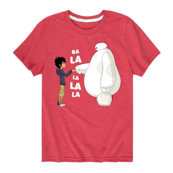 Big Hero 6 - Fist Bump Ba La La La La - Youth Short Sleeve Graphic T-Shirt