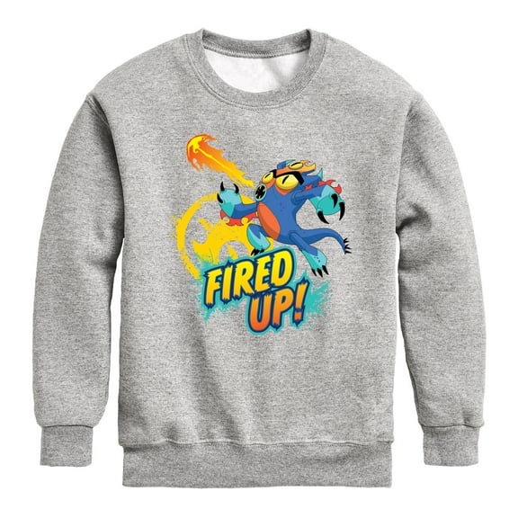 Big Hero 6 - Fred Fired Up - Youth Crewneck Fleece Sweatshirt