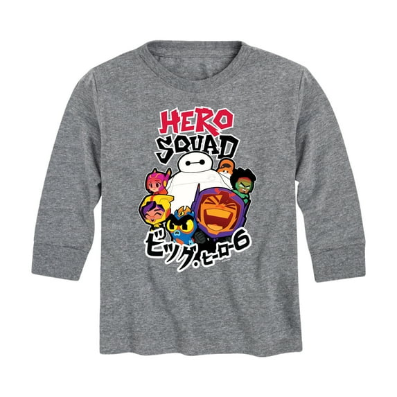 Big Hero 6 - Hero Squad - Youth Long Sleeve Graphic T-Shirt