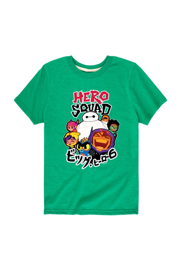 - Big Hero 6 Squad Short Sleeve Graphic T-Shirt