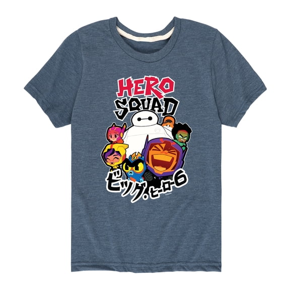 Big Hero 6 - Hero Squad - Youth Short Sleeve Graphic T-Shirt