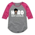thumbnail image 1 of Big Hero 6 - Hiro Boy Genius - Toddler And Youth Girls Raglan Graphic T-Shirt, 1 of 4