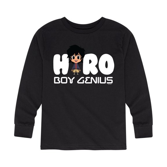 Big Hero 6 - Hiro Boy Genius - Youth Long Sleeve Graphic T-Shirt