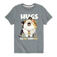 thumbnail image 1 of Big Hero 6 - Hugs All Day Every Day - Youth Short Sleeve Graphic T-Shirt, 1 of 5