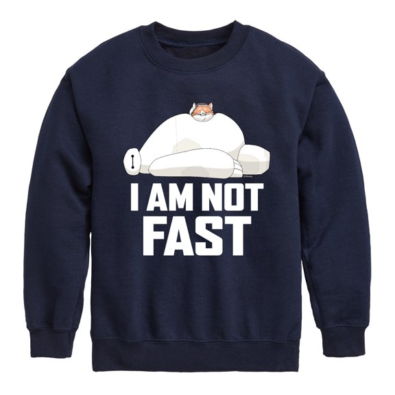 Big Hero 6 - I Am Not Fast - Youth Crewneck Fleece Sweatshirt