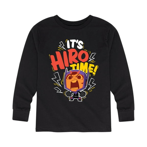 Big Hero 6 - It's Hiro Time - Youth Long Sleeve Graphic T-Shirt
