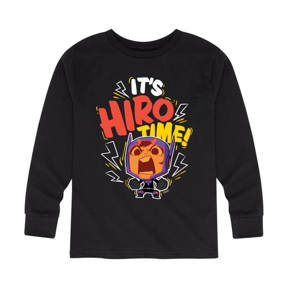 Big Hero 6 - It's Hiro Time - Youth Long Sleeve Graphic T-Shirt