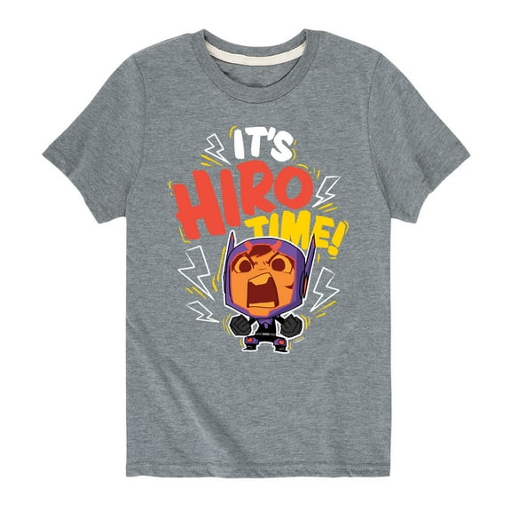 Big Hero 6 - It's Hiro Time - Youth Short Sleeve Graphic T-Shirt