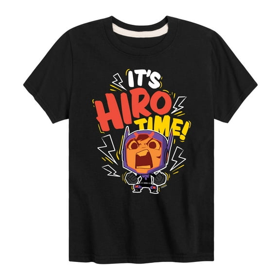 Big Hero 6 - It's Hiro Time - Youth Short Sleeve Graphic T-Shirt