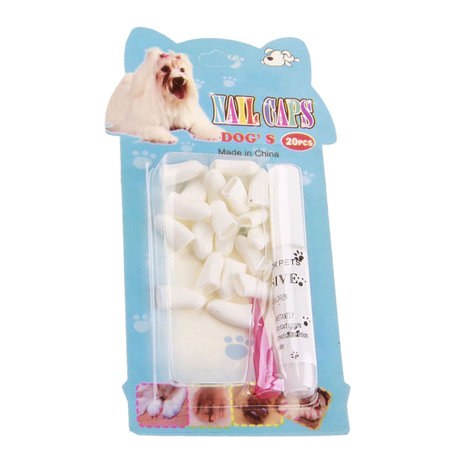 Big Holiday Deals! Beauty 20Pcs Pet Dog Cat Anti Scratch Soft Silicone