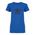 thumbnail image 1 of Big Honey Bee Design Shaped T-Shirt Women -Image by Shutterstock, Female Small, 1 of 2