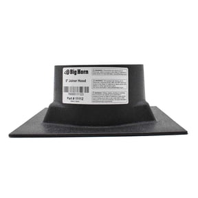 Big Horn 11112 4 Inch Universal Dust Hood with 6 Inch Flange for Wood Shop Dust Collection