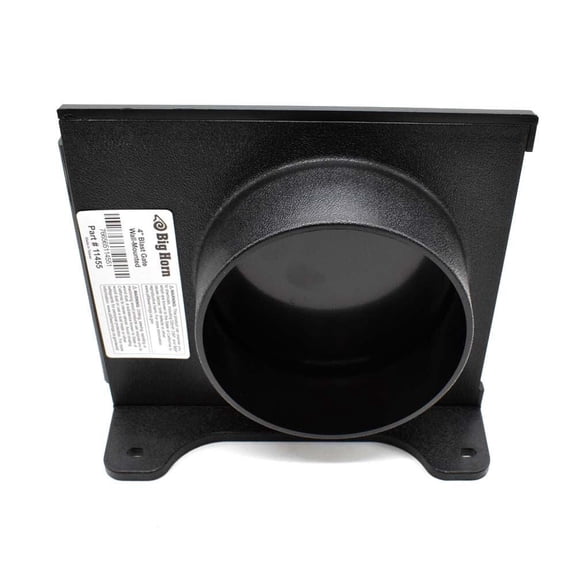 Big Horn 11455 4-Inch ABS Plastic Wall Mounted Blast Gate with Both Quick Disconnect Ends for Dust Collection Systems