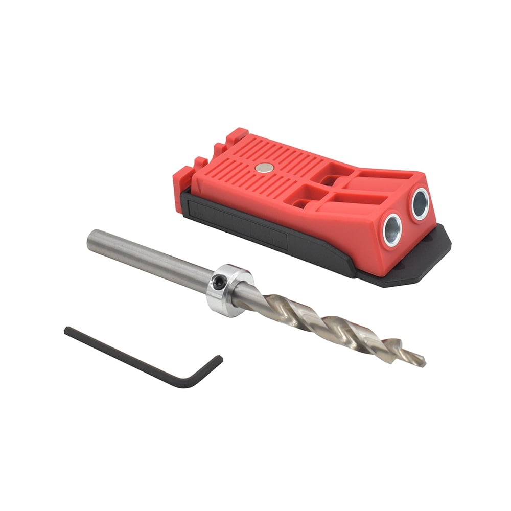 Big Horn 12602 4 Piece Two-Hole Mini Pocket Hole Jig System
