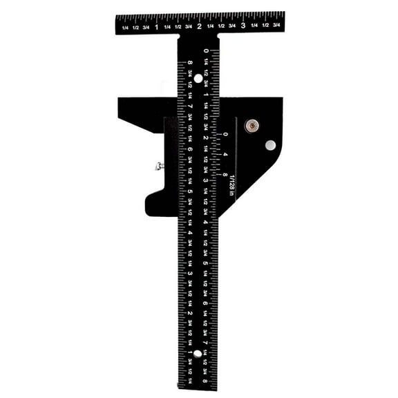 Big Horn 14613 Aluminum Professional Dual Function Scriber Gauge 8 Inch