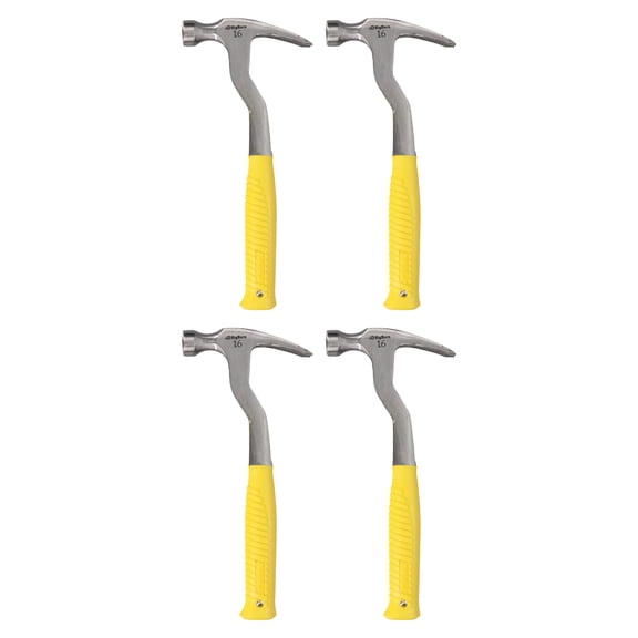Big Horn 15111 16oz Magnetic Cap Nail Roofing Hammer (4-Pack)