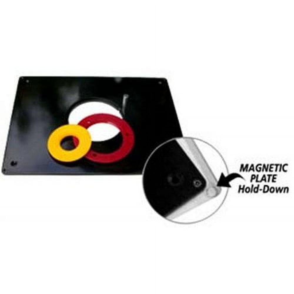 Big Horn 18100 9 x 12 x 3/8 Inch Router Table Insert Plate
