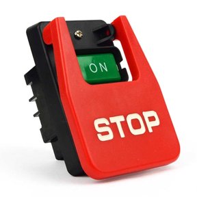 Replacement Table Saw Push Button Paddle Safety Panic Stop Switch