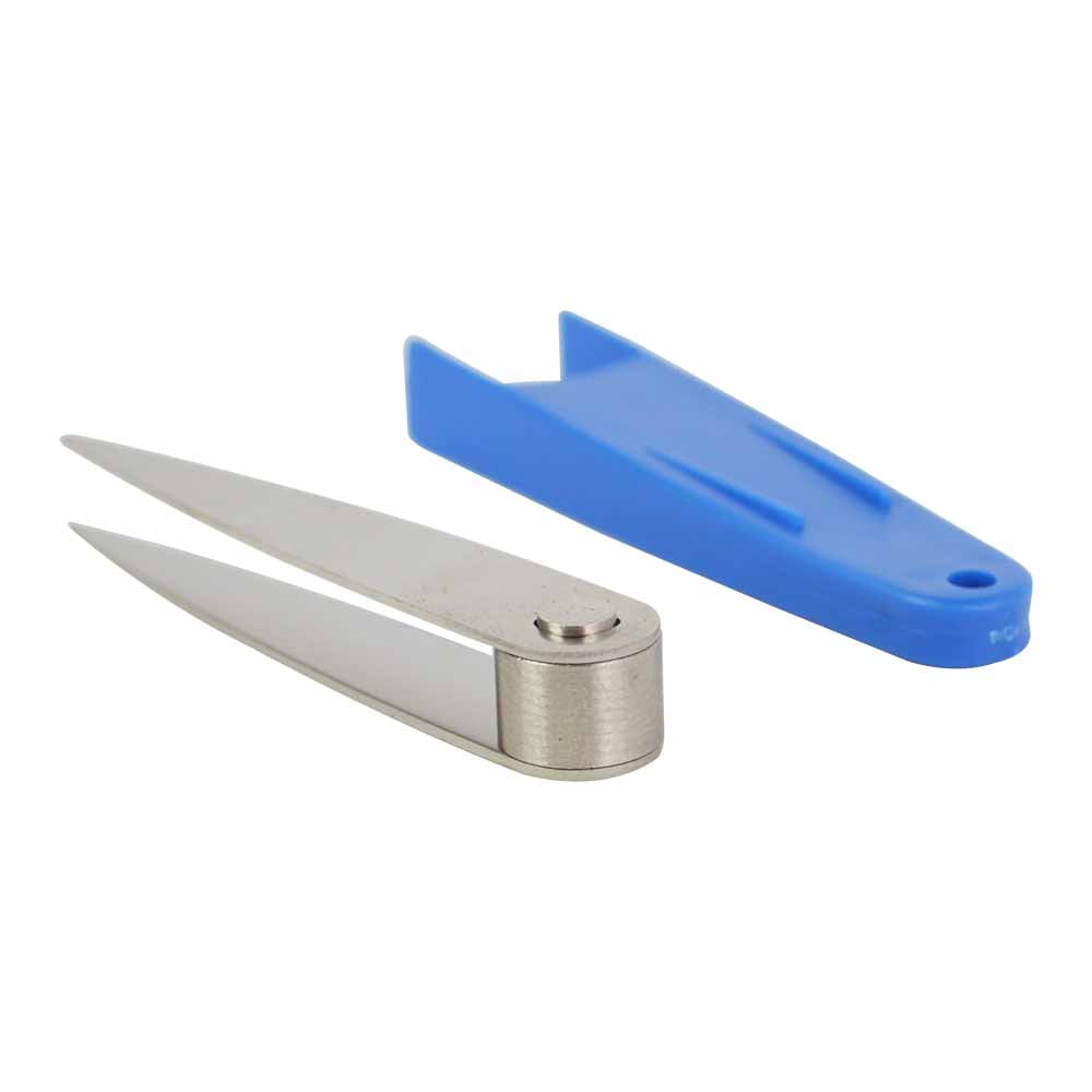 Big Horn 19082-10PK All Purpose Mini Stainless Steel Pocket Splinter Precision Expert Tweezer (10/Pack)
