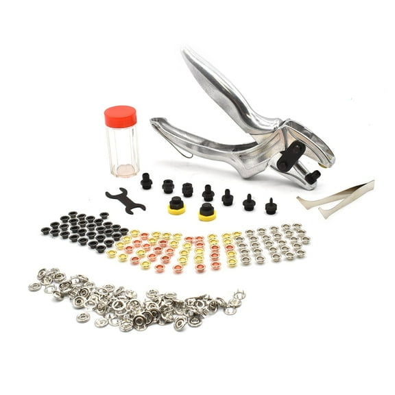 Big Horn 19374 3-In-1 Leather Punch & Eyelet / Button Pliers