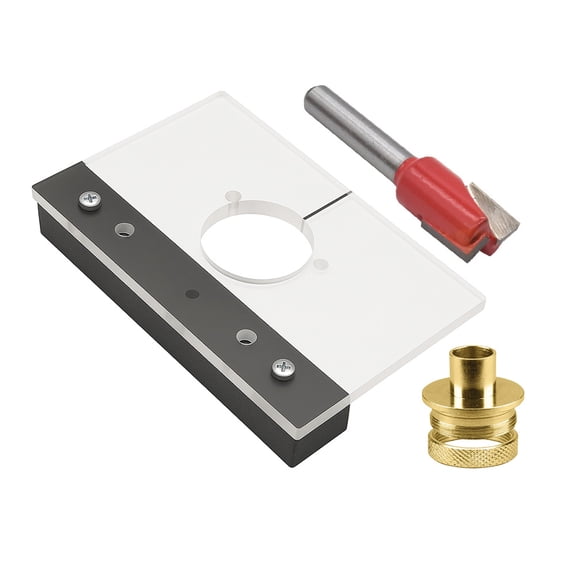 Big Horn 19696-KIT Concealed Hinge Router Template Kit 35mm Cabinet Door Jig for European Hinges