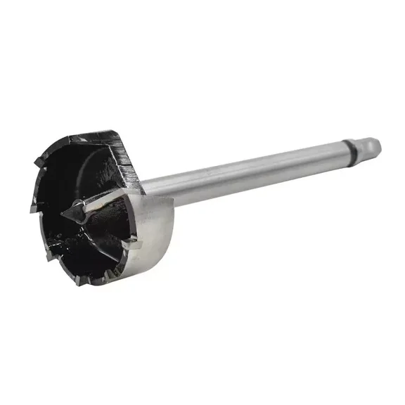 Big Horn 70153 2-1/8 Inch Carbide Tipped Spur Bit - 1/2 Inch Shank with 3/8 Inch Hex End (Replaces Templaco MS-302-6C)