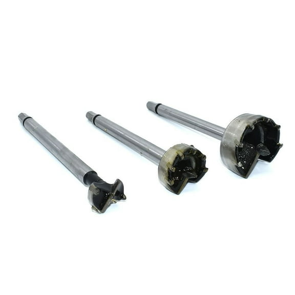 Big Horn 1 Inch, 1-1/2 Inch And 2-1/8 Inch Carbide Tipped Spur Bit Set - 3 Pack