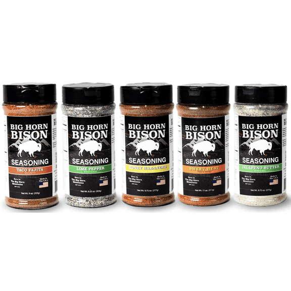Big Horn Bison Fiesta 5-Pack, 3.125 lb., Assorted Flavors