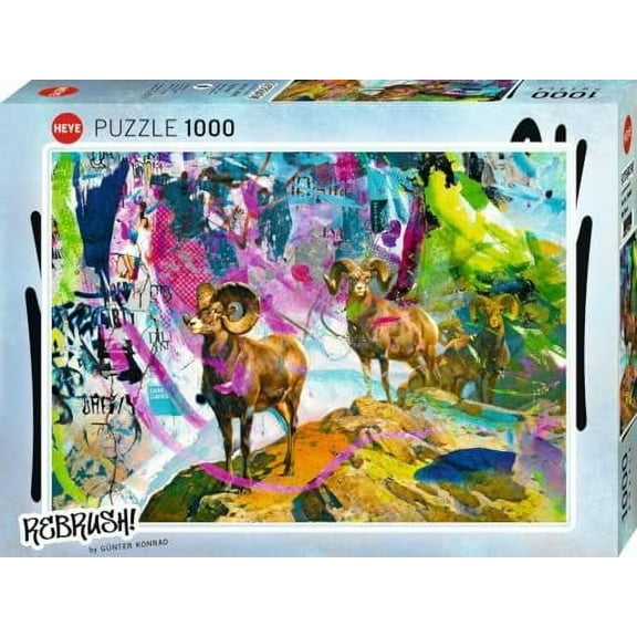 Big Horns 1000-Piece Puzzle