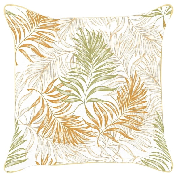 Big Hot Pillowcase Leaf Linen Fashion Chair Car Lumbar Cushion Cover