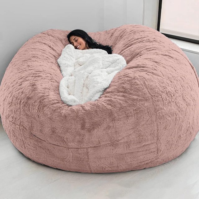 Big Huge Giant Bean Bag Chair for Adults, (No Filler) Bean Bag Chairs