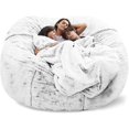 Big Huge Giant Bean Bag Chair for Adults, (No Filler) Bean Bag Chairs