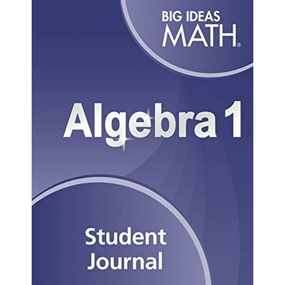 Pre-Owned Big Ideas Math Algebra 1: Student Journal (Paperback) 1608408523 9781608408528