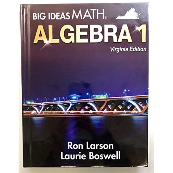Pre-Owned Big Ideas Math, Algebra 1, Virginia edition., 9781635981230, 1635981239, Hardcover,