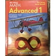 thumbnail image 1 of Pre-Owned Big Ideas Math: Common Core Student Edition Advanced 1 2014 (Hardcover) 1608405265 9781608405268, 1 of 1